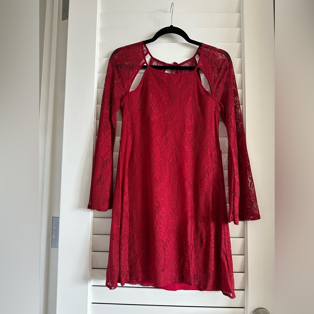 Red Lace Dress